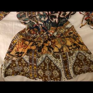 Bohemian dress or long shirt.